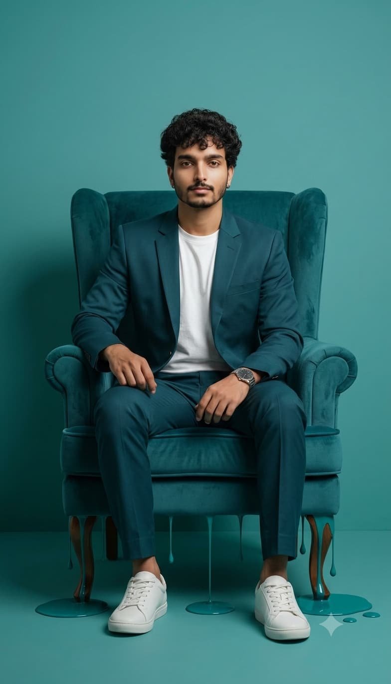Best Gemini AI Prompt for Men – Stylish Suit Photo Editing